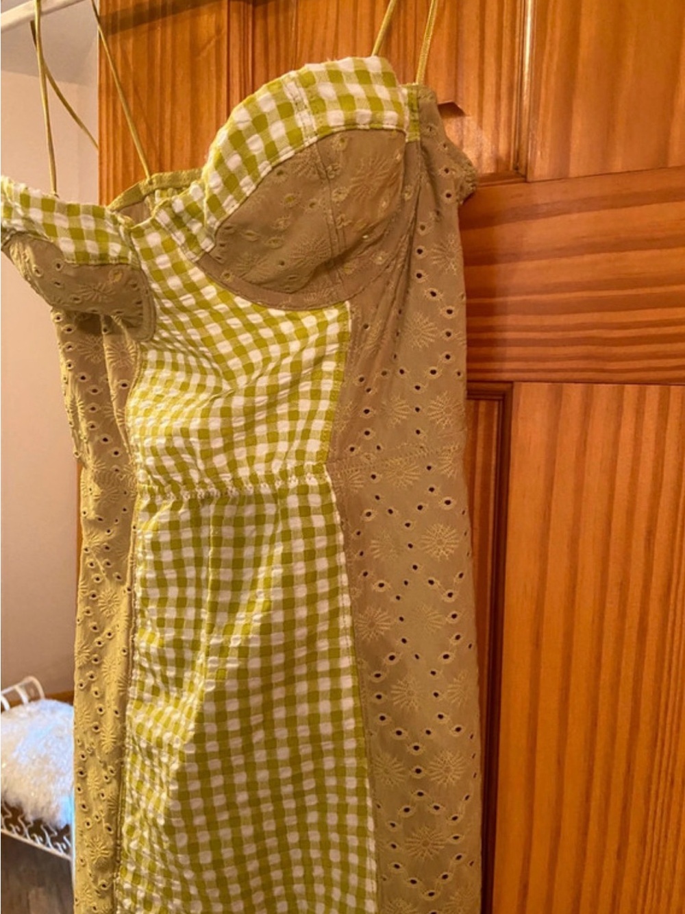 Urban Outfitters Gingham Dress Cottage Core - Picture 2 of 4